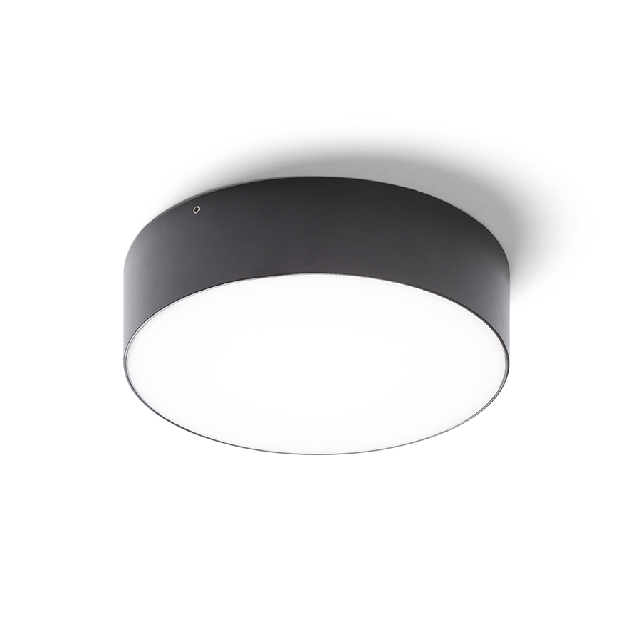 LARISA OUT 22 montat pe suprafață negru 230V LED 20W IP65 3000K 4000K 5700K