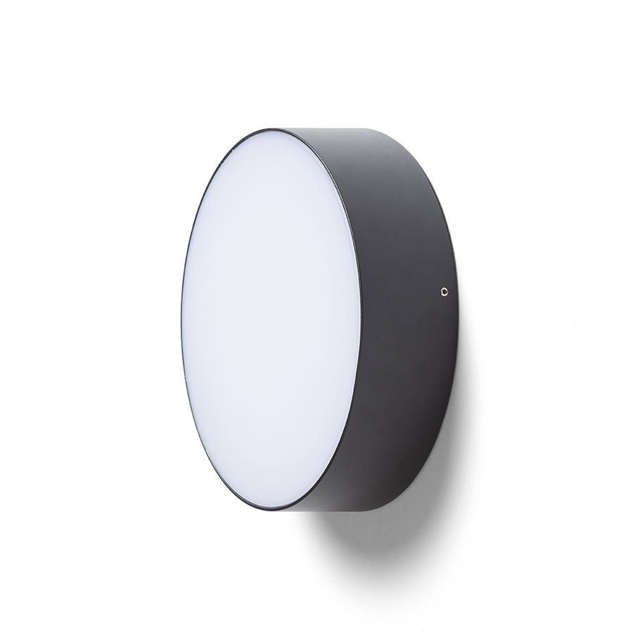 LARISA OUT 22 montat pe suprafață negru 230V LED 20W IP65 3000K 4000K 5700K