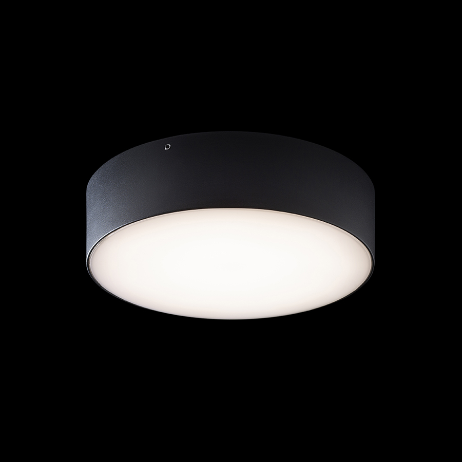 LARISA OUT 22 montat pe suprafață negru 230V LED 20W IP65 3000K 4000K 5700K