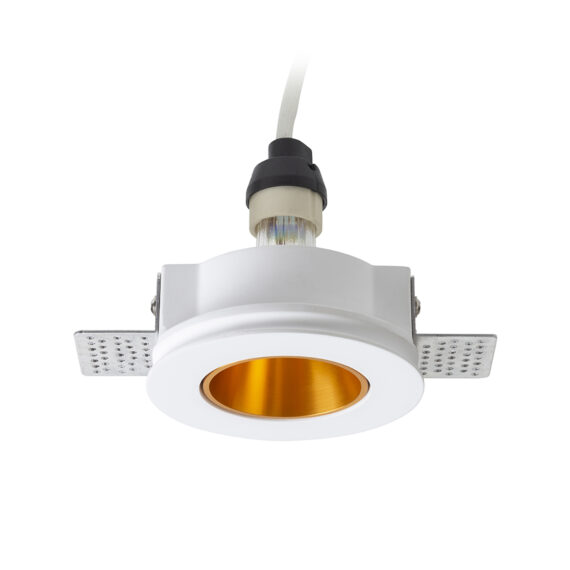 DAYTONA fixă în rigips/alamă pieptănat 230V LED GU10 8W