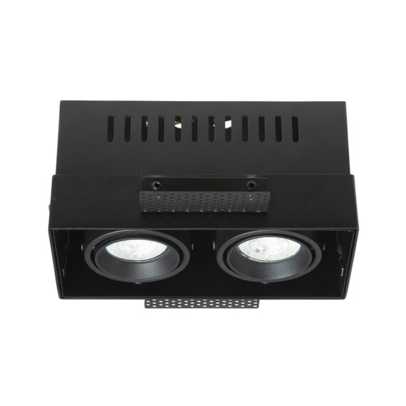 ELECTRA II GU10 frameless negru 230V LED GU10 8W
