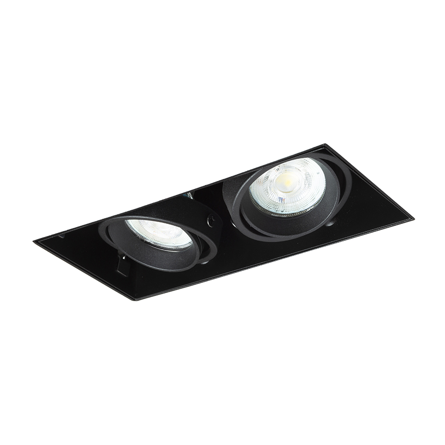 ELECTRA II GU10 frameless negru 230V LED GU10 8W
