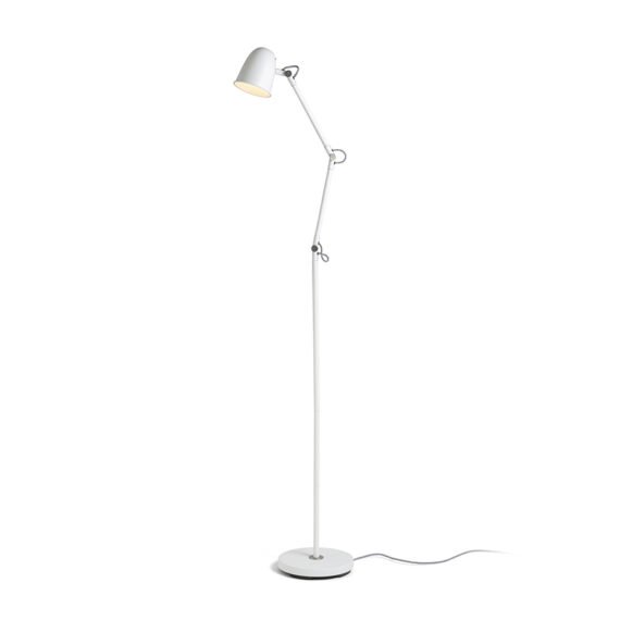 DANNY de podea alb nichel mat 230V LED E14 5W