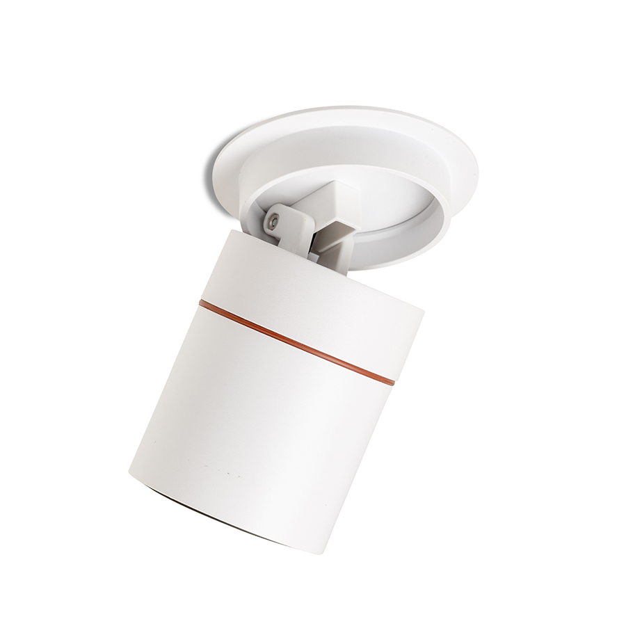 AUGUSTA încastrat negru crom 230V LED 12W 36° 3000K