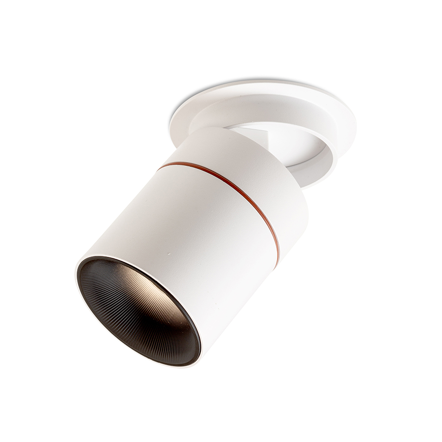 AUGUSTA încastrat negru crom 230V LED 12W 36° 3000K