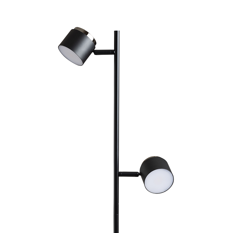 NOVA II de podea alb crom/acrilic mat 230V LED 2x3.5W 3000K