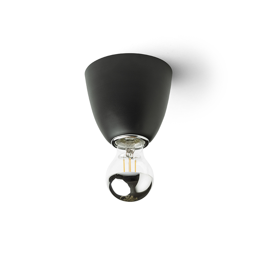 REACH de tavan negru 230V LED E27 11W