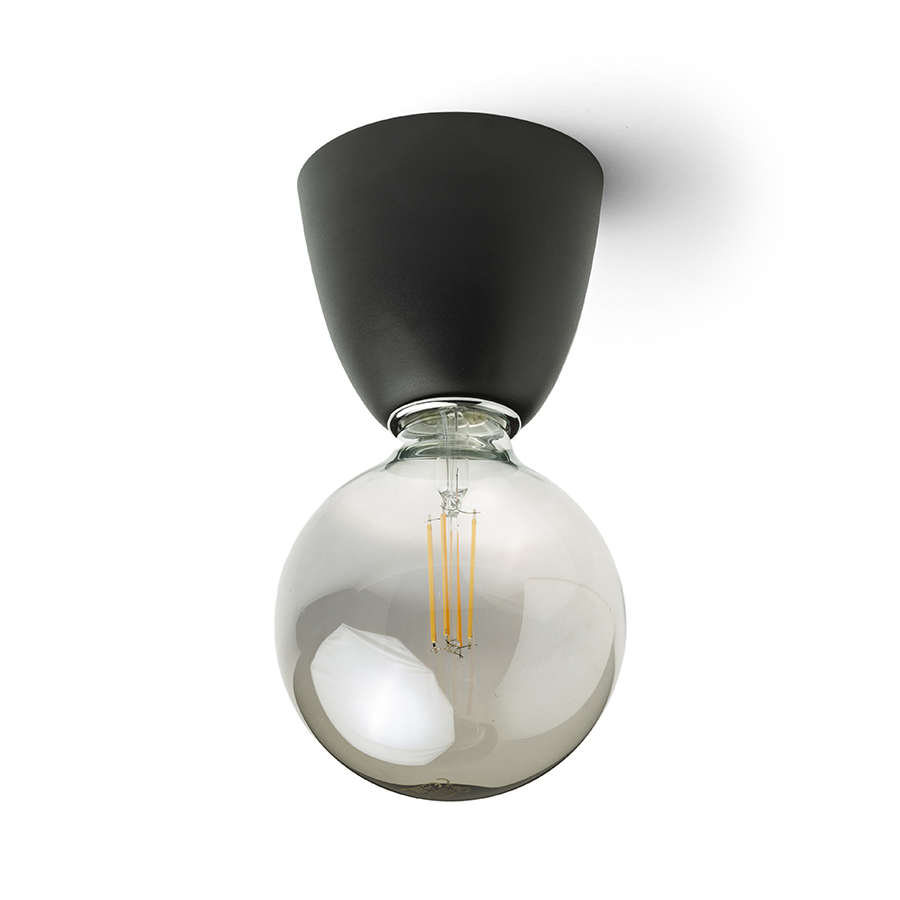 REACH de tavan negru 230V LED E27 11W