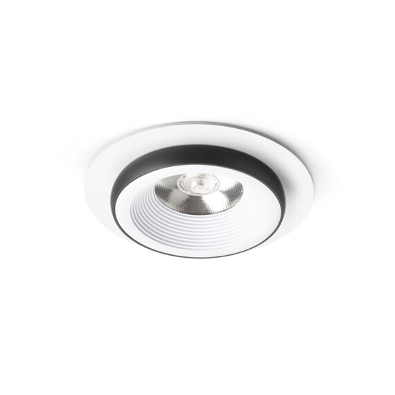 SHARM R I încastrat alb/negru 230V LED 10W 24° 3000K