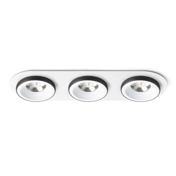 SHARM R III încastrat alb/negru 230V LED 3x10W 24° 3000K